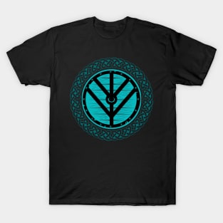 Shield Maiden Norse Knots n Shield T-Shirt